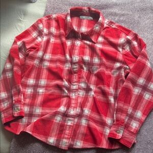 Lee’s Red Plaid Flannel